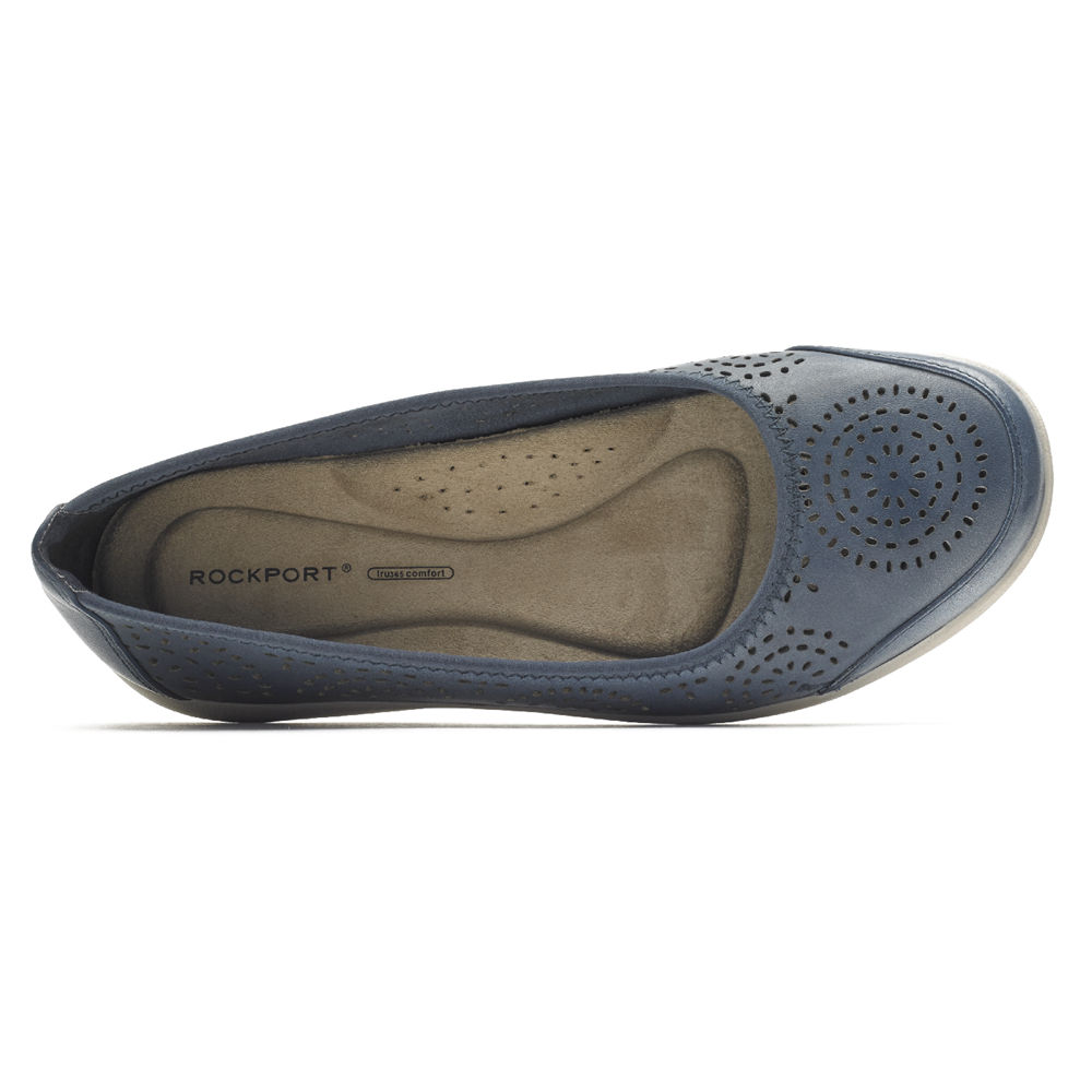 Rockport Slip-On Dam Blå - Daisey Ballet - EWRKV3796